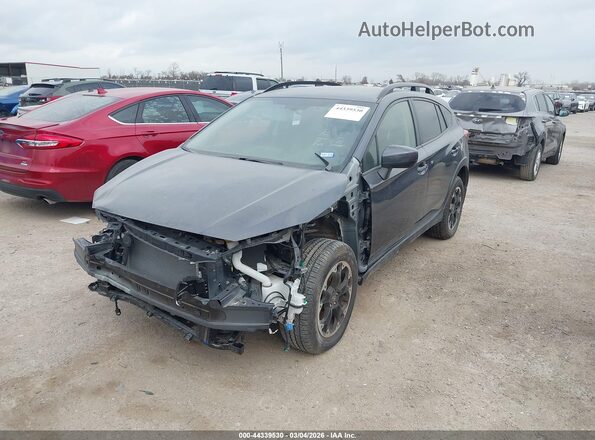 JF2GTAPC9MH393095 2021 SUBARU CROSSTREK Pewter წინა მარცხენა ხედი სამი მეოთხედიდან