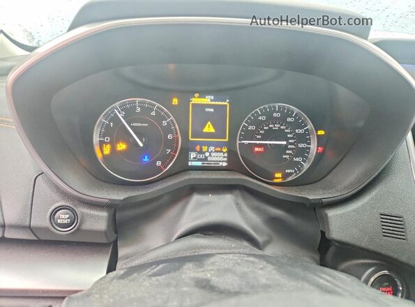 JF2GTHMC2M8305453 2021 SUBARU CROSSTREK Синий Вид щитка приборов