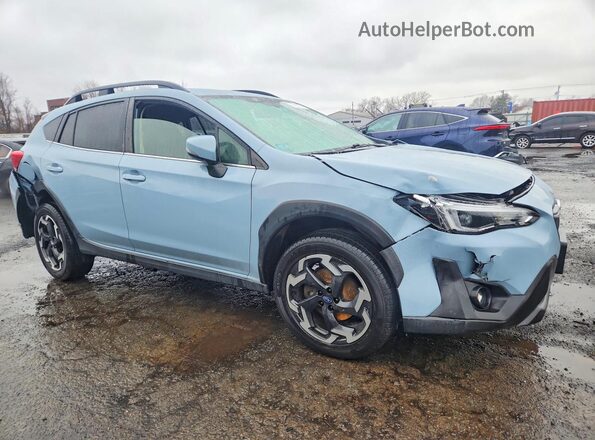JF2GTHMC2M8305453 2021 SUBARU CROSSTREK Синий Передняя правая четверть