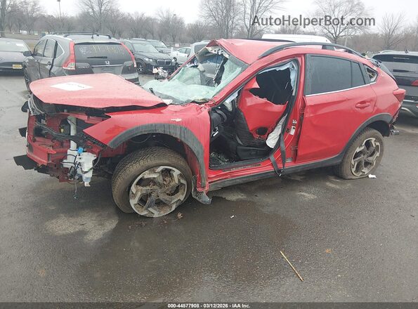 JF2GTHMC4M8284217 2021 SUBARU CROSSTREK Красный Передняя левая четверть
