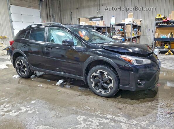 JF2GTHMC8MH358142 2021 SUBARU CROSSTREK Black Передня права чверть