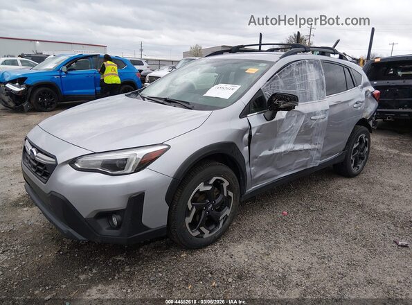 JF2GTHMC9M8678005 2021 SUBARU CROSSTREK Silver წინა მარცხენა ხედი სამი მეოთხედიდან