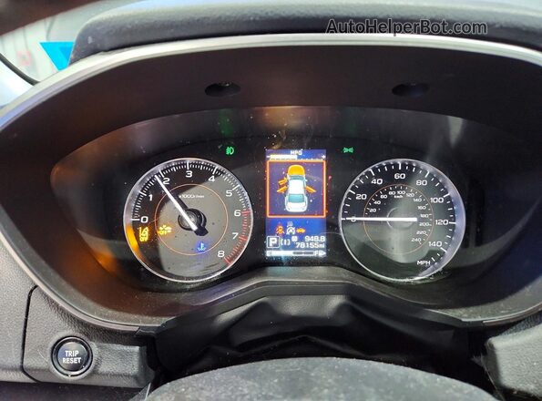JF2GTHMC9MH346033 2021 SUBARU CROSSTREK Угольный Вид щитка приборов
