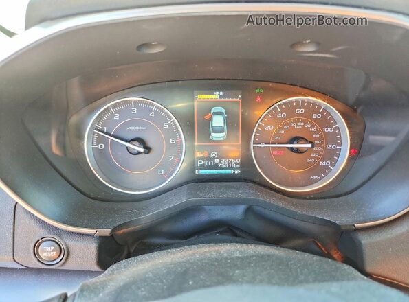 JF2GTHMCXMH225012 2021 SUBARU CROSSTREK Серый Вид щитка приборов