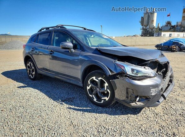 JF2GTHMCXMH225012 2021 SUBARU CROSSTREK Серый Передняя правая четверть