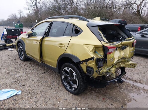 JF2GTHMCXMH244126 2021 SUBARU CROSSTREK Yellow Rear left