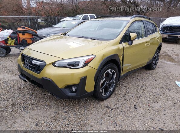 JF2GTHMCXMH244126 2021 SUBARU CROSSTREK Yellow Front left