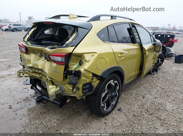 JF2GTHMCXMH244126 2021 SUBARU CROSSTREK Yellow Rear right