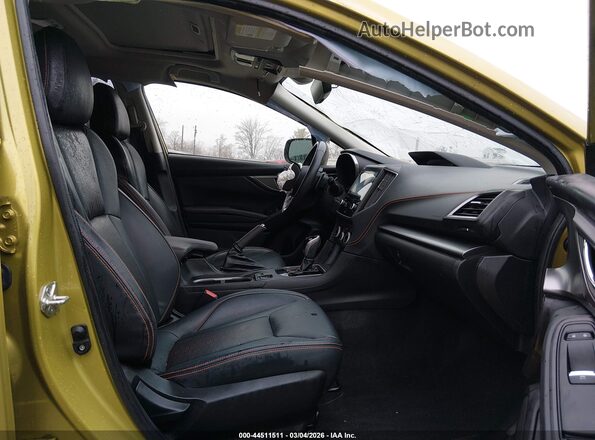 JF2GTHMCXMH244126 2021 SUBARU CROSSTREK Yellow Front interior view