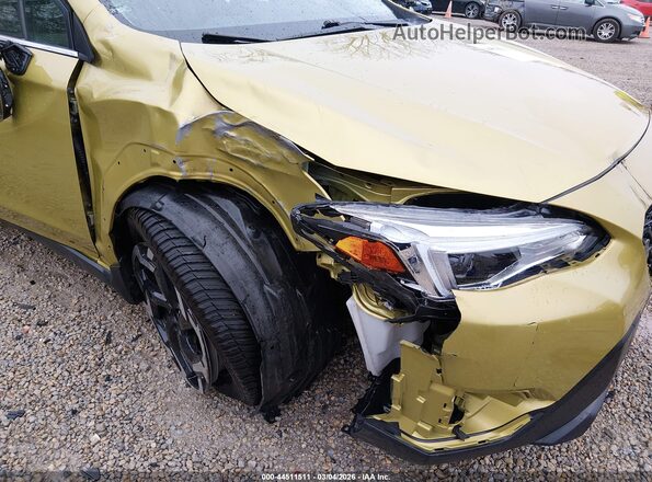 JF2GTHMCXMH244126 2021 SUBARU CROSSTREK Yellow Rear interior view