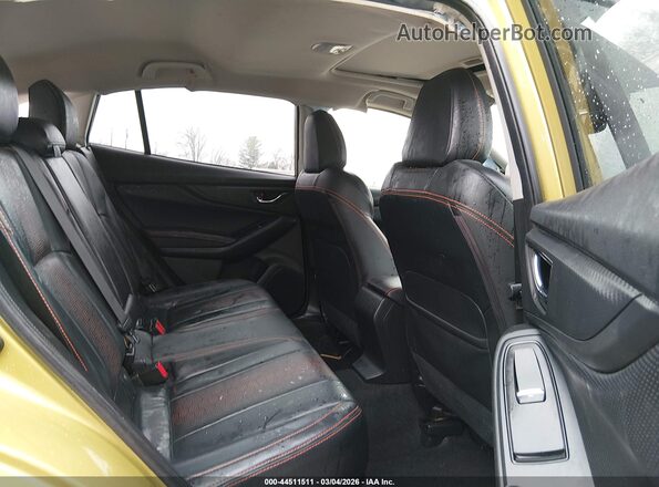 JF2GTHMCXMH244126 2021 SUBARU CROSSTREK Yellow VIN sticker view