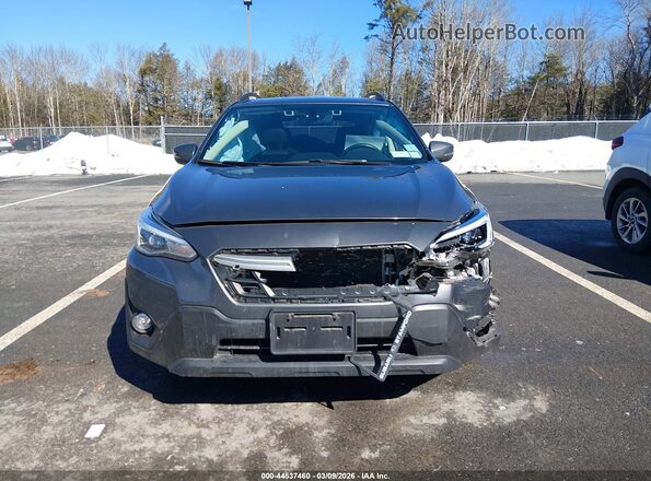 JF2GTHNC2M8257094 2021 SUBARU CROSSTREK Серый Вид задней части салона