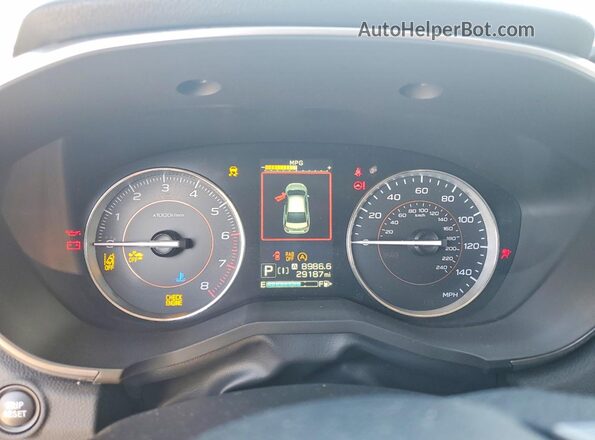 JF2GTHNC6PH285274 2023 SUBARU CROSSTREK Черный Вид щитка приборов