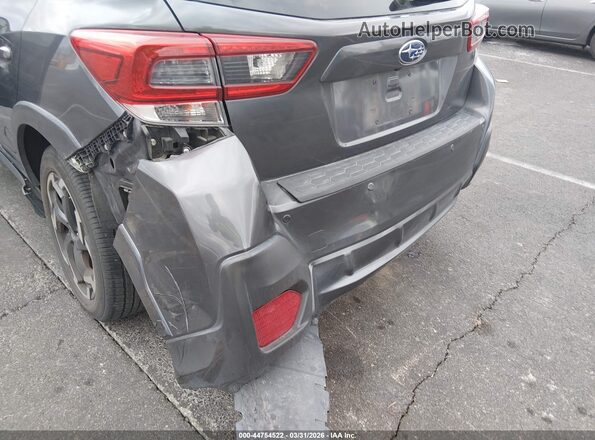 JF2GTHNC7M8266809 2021 SUBARU CROSSTREK Gray Front view