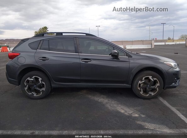 JF2GTHNC7M8266809 2021 SUBARU CROSSTREK Gray Rear interior view
