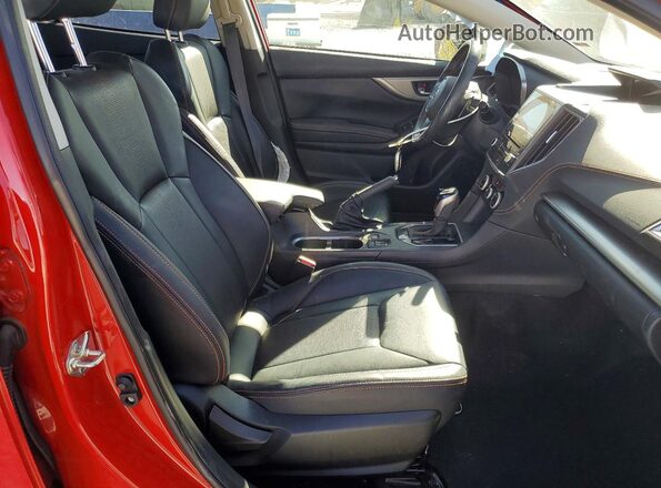JF2GTHNC7M8672105 2021 SUBARU CROSSTREK Red Widok wnętrza z przodu