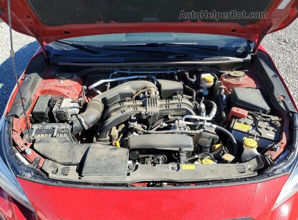 JF2GTHNC7M8672105 2021 SUBARU CROSSTREK Red Widok wnętrza z tyłu