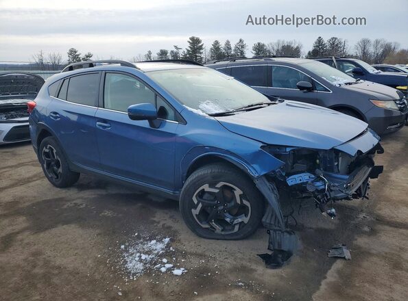 JF2GTHNC9MH262440 2021 SUBARU CROSSTREK Blue Przód prawy