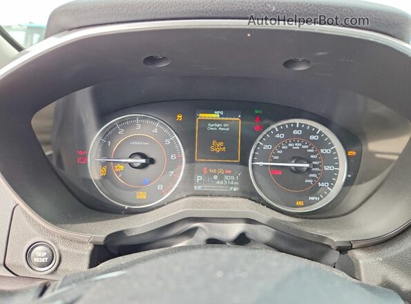 JF2GTHNC9MH347388 2021 SUBARU CROSSTREK White Vista del cuadro de instrumentos