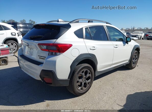 JF2GTHRC7MH377306 2021 SUBARU CROSSTREK White Задня права чверть