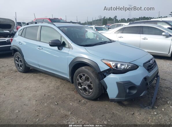 JF2GTHSC4MH355466 2021 SUBARU CROSSTREK Blue უკანა სალონის ხედი