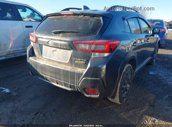 JF2GTHSC4PH303615 2023 SUBARU CROSSTREK Black უკანა მარჯვენა