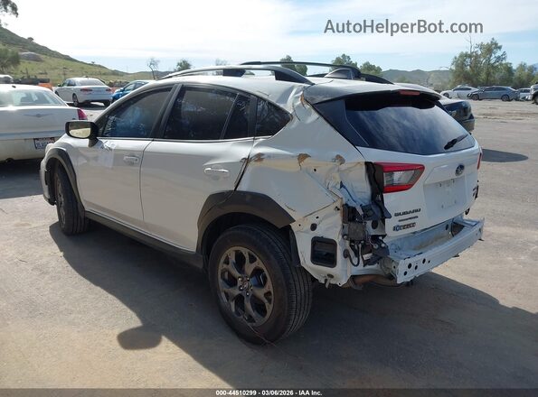 JF2GTHSC7MH284280 2021 SUBARU CROSSTREK Белый Задняя левая четверть