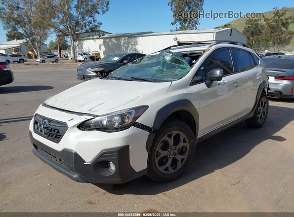 JF2GTHSC7MH284280 2021 SUBARU CROSSTREK Белый Передняя левая четверть