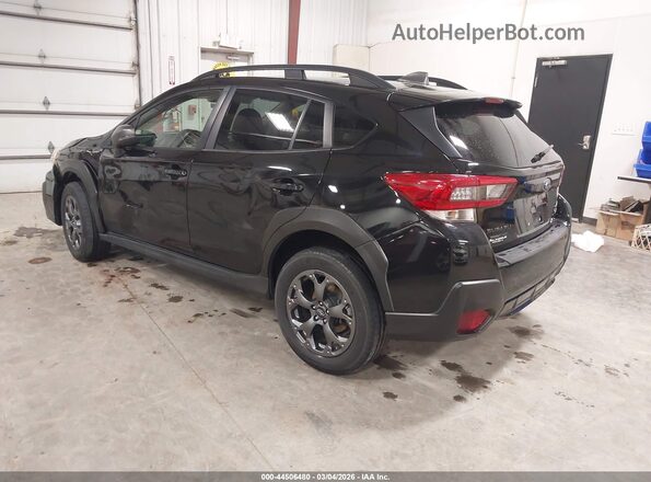 JF2GTHSCXMH303498 2021 SUBARU CROSSTREK Black Rear left