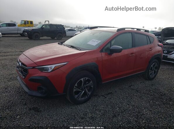JF2GUADC0RH290205 2024 SUBARU CROSSTREK Orange Передня ліва чверть