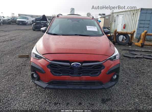 JF2GUADC0RH290205 2024 SUBARU CROSSTREK Orange Вид задньої частини салону