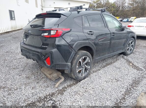 JF2GUADC4RH217273 2024 SUBARU CROSSTREK Черный Задняя правая четверть