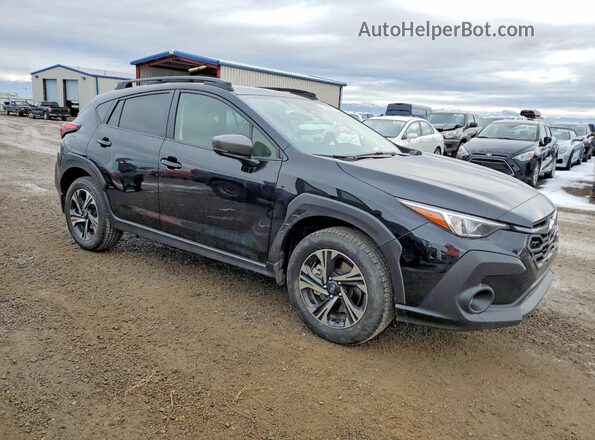 JF2GUADC6RH360256 2024 SUBARU CROSSTREK Black Передня права чверть