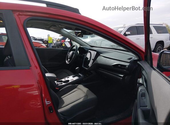 JF2GUADC8RH237476 2024 SUBARU CROSSTREK Red Widok wnętrza z przodu
