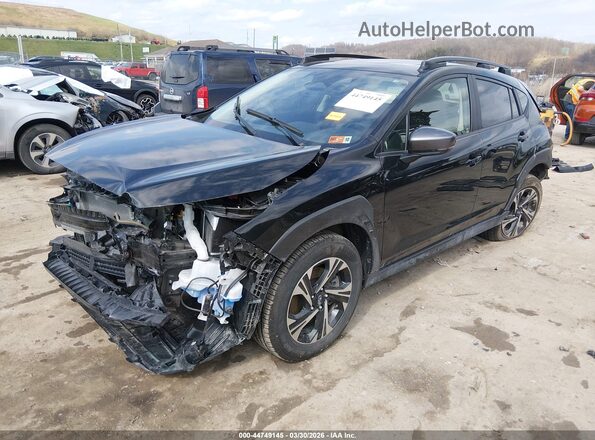 JF2GUHDC3SH280928 2025 SUBARU CROSSTREK Black Առջևի ձախ երեք քառորդ տեսարան