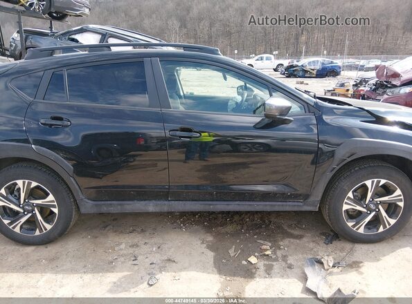 JF2GUHDC3SH280928 2025 SUBARU CROSSTREK Black Սալոնի 360 աստիճան տեսք