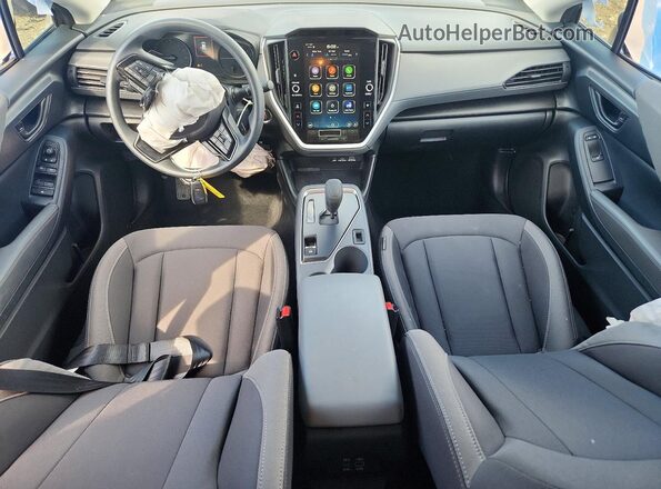 JF2GUHDCXS8337321 2025 SUBARU CROSSTREK Серебряный Вид панели приборов