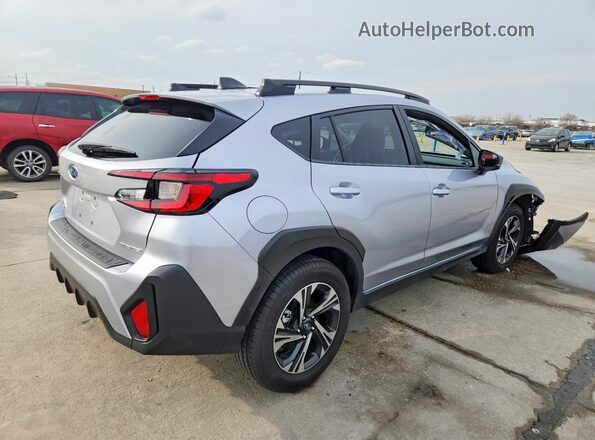 JF2GUHDCXS8337321 2025 SUBARU CROSSTREK Серебряный Задняя правая четверть