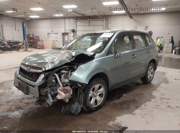 JF2SJAAC7JG431014 2018 SUBARU FORESTER 2.5 Зеленый Передняя левая четверть