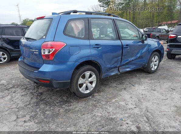 JF2SJABC0GH421720 2016 SUBARU FORESTER 2.5 Синий Задняя правая четверть