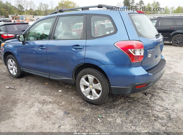 JF2SJABC0GH421720 2016 SUBARU FORESTER 2.5 Синий Задняя левая четверть