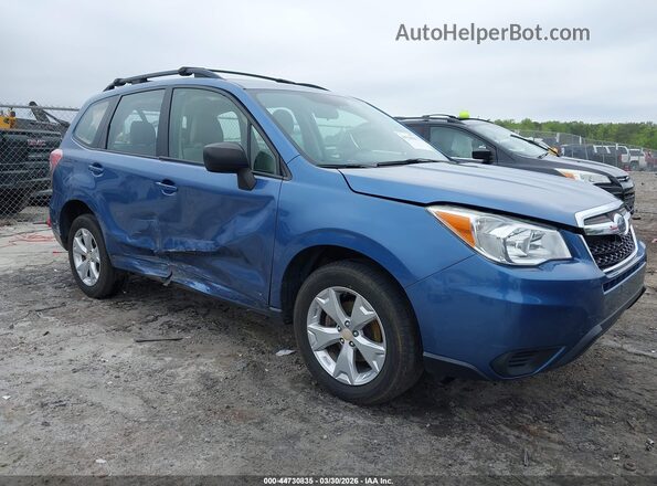 JF2SJABC0GH421720 2016 SUBARU FORESTER 2.5 Синий Вид спереди