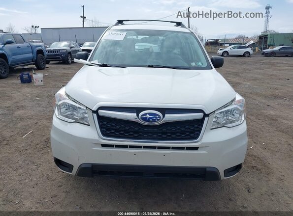 JF2SJABC1GH450868 2016 SUBARU FORESTER 2.5 White Вид панелі приладів