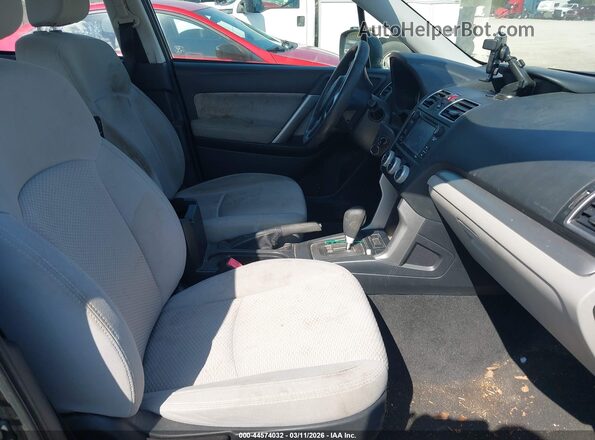 JF2SJABC2JH587115 2018 SUBARU FORESTER 2.5 Black Vista interior delantera