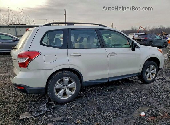 JF2SJABC5GH539469 2016 SUBARU FORESTER 2.5 White Rear right