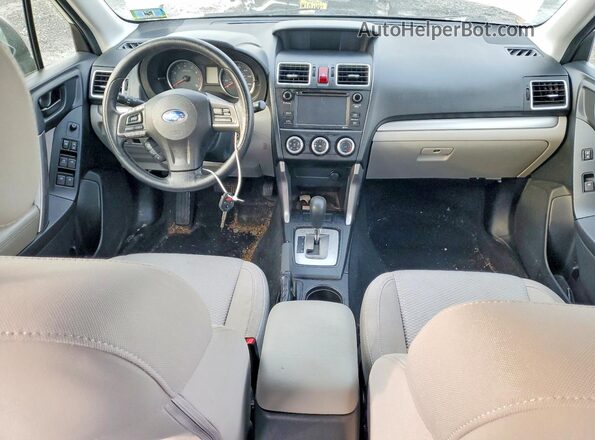 JF2SJABC5GH539469 2016 SUBARU FORESTER 2.5 White Dashboard view