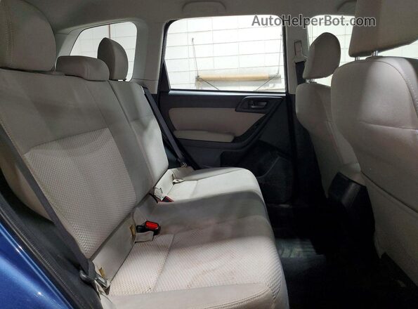 JF2SJABC6GH479069 2016 SUBARU FORESTER 2.5 Blue Սալոնի հետևի տեսք