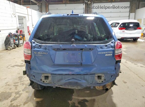 JF2SJABC6GH479069 2016 SUBARU FORESTER 2.5 Blue Հետևի տեսք