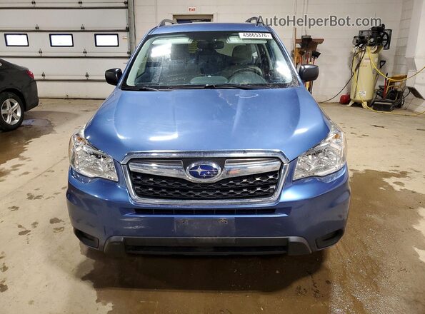 JF2SJABC6GH479069 2016 SUBARU FORESTER 2.5 Blue Դիմացի տեսք