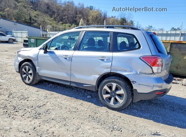 JF2SJABC6HH541989 2017 SUBARU FORESTER 2.5 Silver Trasero izquierdo